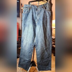 Indigo Red Brand Relaxed Fit Denim Jeans Sz 40x33" 5-1011